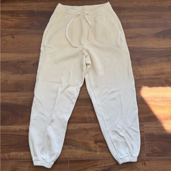 Organic Cotton Joggers Bundle 3x, Ecru - Picture 3 of 3